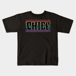 LGBT PATTERN USA CHIEF Kids T-Shirt